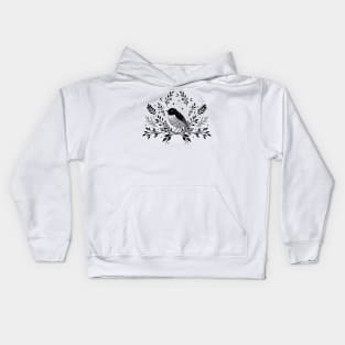 A Bird with Seven Moons Kids Hoodie